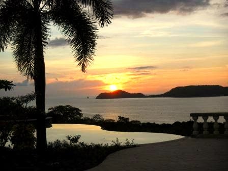 Sunset from Playa Panama