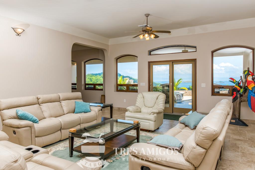 Ocean view living room