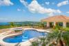 A pool with a Jacuzzi and rancho